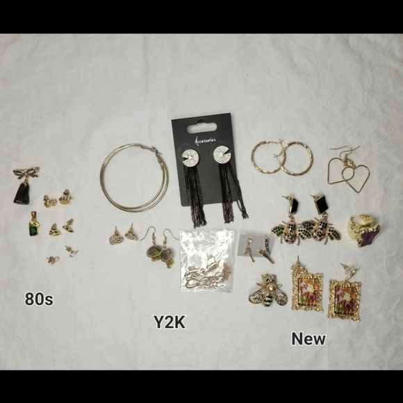 LOT gold costume jewelry - Picture 7 of 7